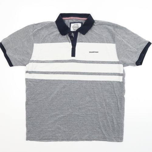 Brookhaven Mens Grey    Polo Size XL