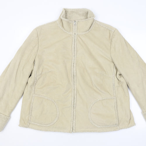 George Womens Beige   Jacket  Size 18