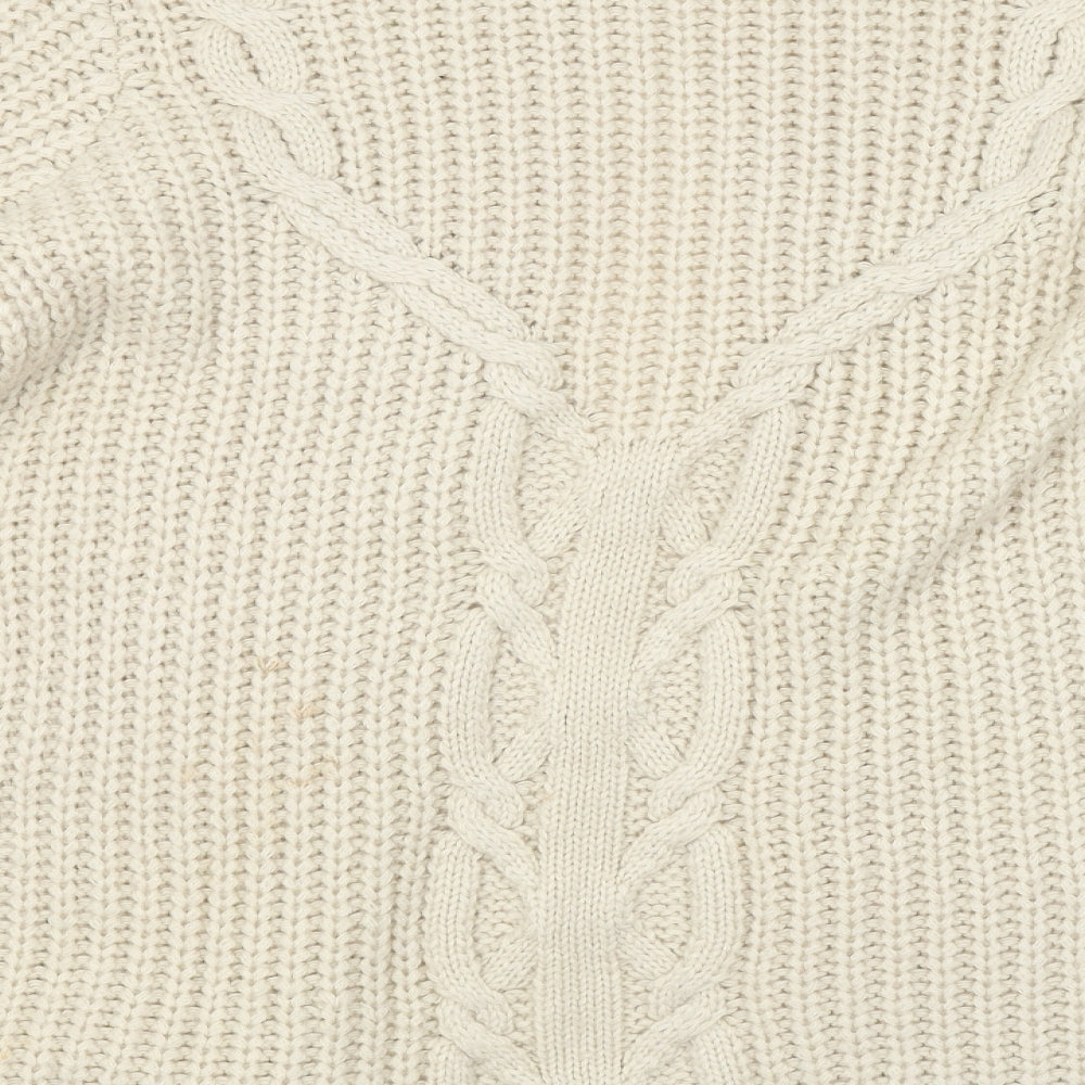 Cotton Traders Womens Beige   Cardigan Jumper Size 18