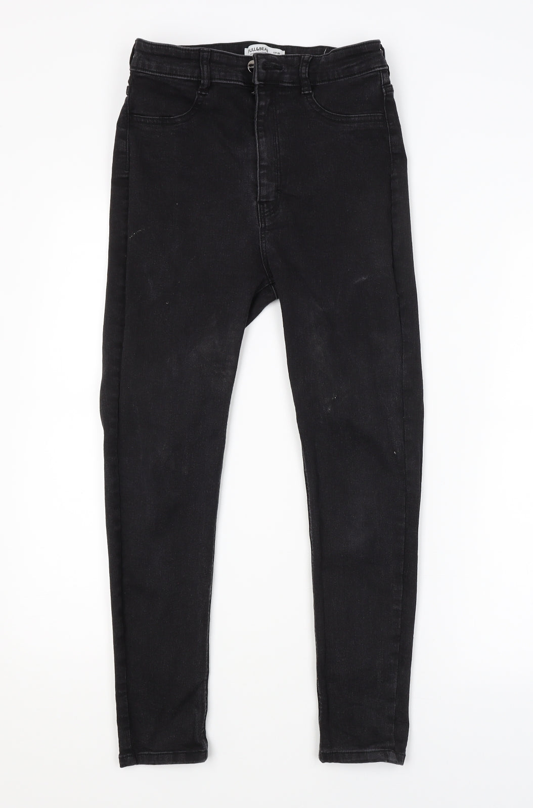 Pull&Bear Womens Black   Skinny Jeans Size 14 L24 in