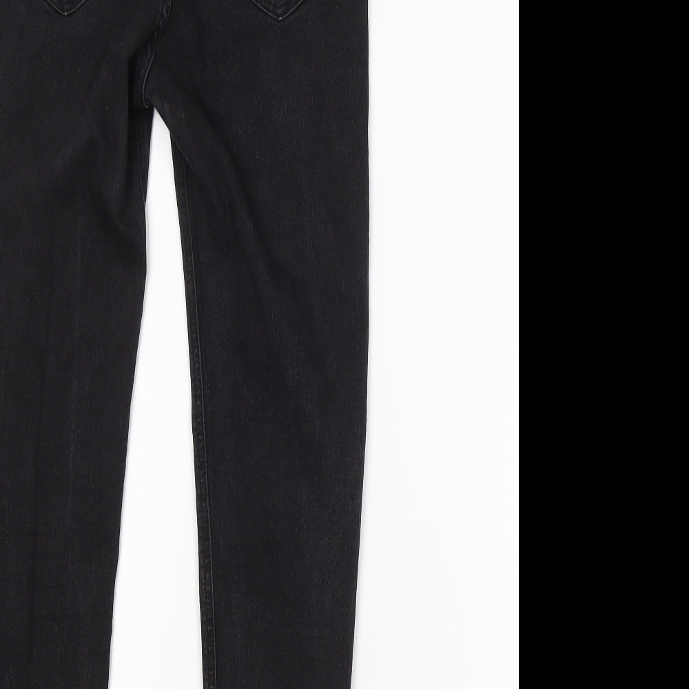 Pull&Bear Womens Black   Skinny Jeans Size 14 L24 in