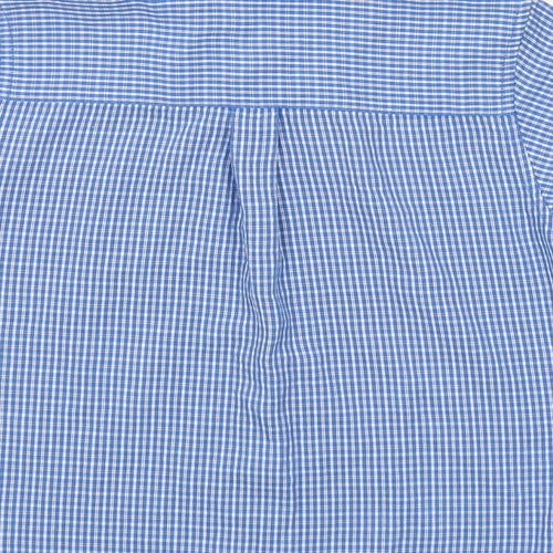 NEXT Boys Blue Check  Basic Button-Up Size 4 Years