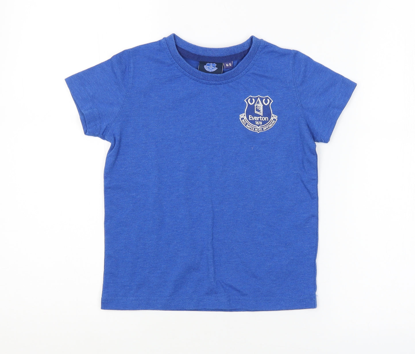 Preworn Boys Blue   Basic T-Shirt Size 4-5 Years  - EVERTON FC