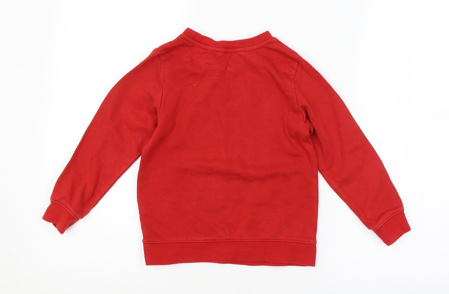 H&M Boys Red   Pullover Sweatshirt Size 5-6 Years  - MARIO, CHRISTMAS