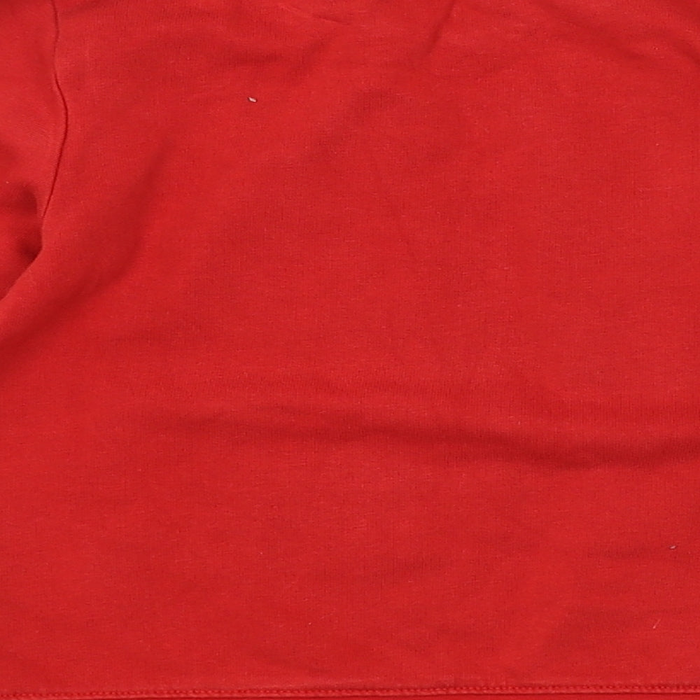H&M Boys Red   Pullover Sweatshirt Size 5-6 Years  - MARIO, CHRISTMAS