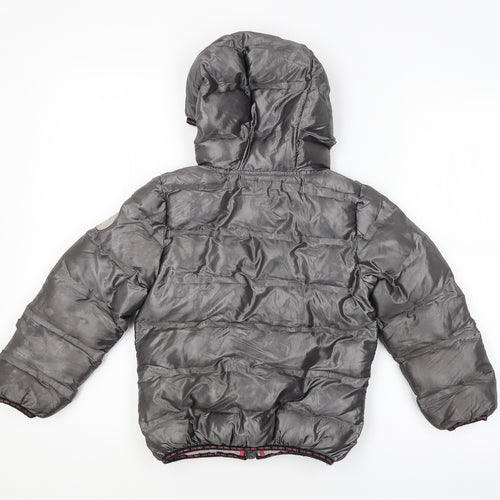 Preworn Girls Grey   Full Zip Hoodie