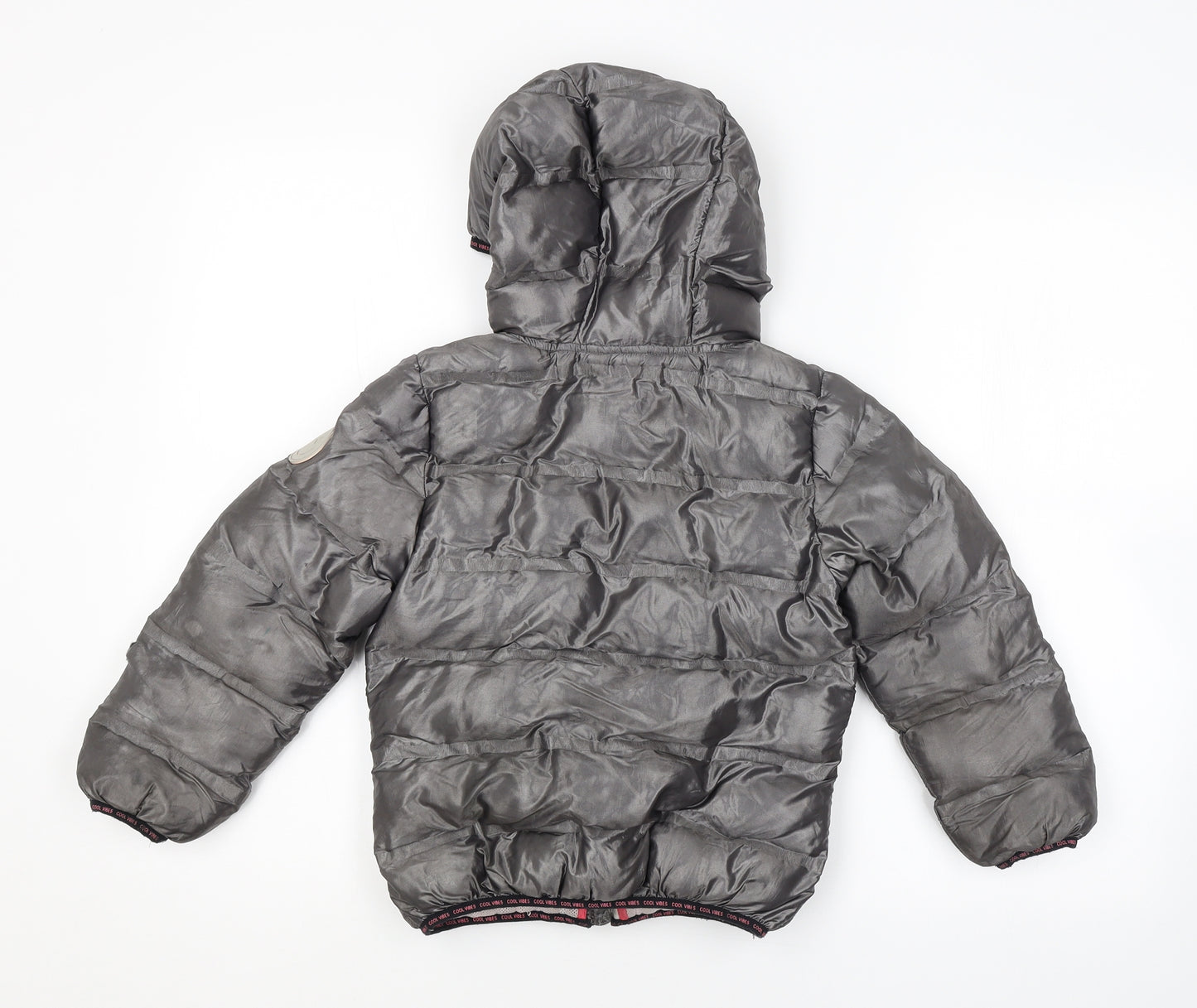 Preworn Girls Grey   Full Zip Hoodie