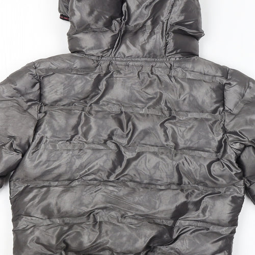 Preworn Girls Grey   Full Zip Hoodie