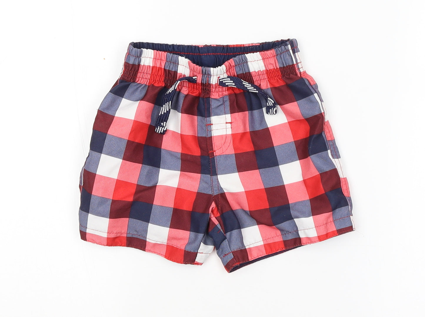 Mini Rebel  Multicoloured Check  Cropped Trousers Size 18-24 Months