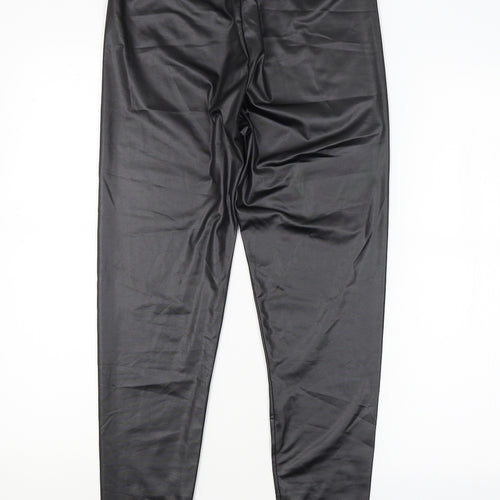 Boohoo Womens Black   Trousers  Size 10 L26 in