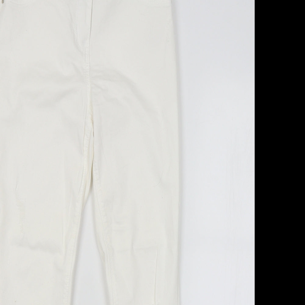 /DENIM Womens White   Skinny Jeans Size 10 L26 in