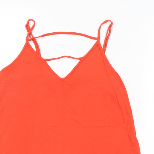 ASOS Womens Red   Basic T-Shirt Size 10