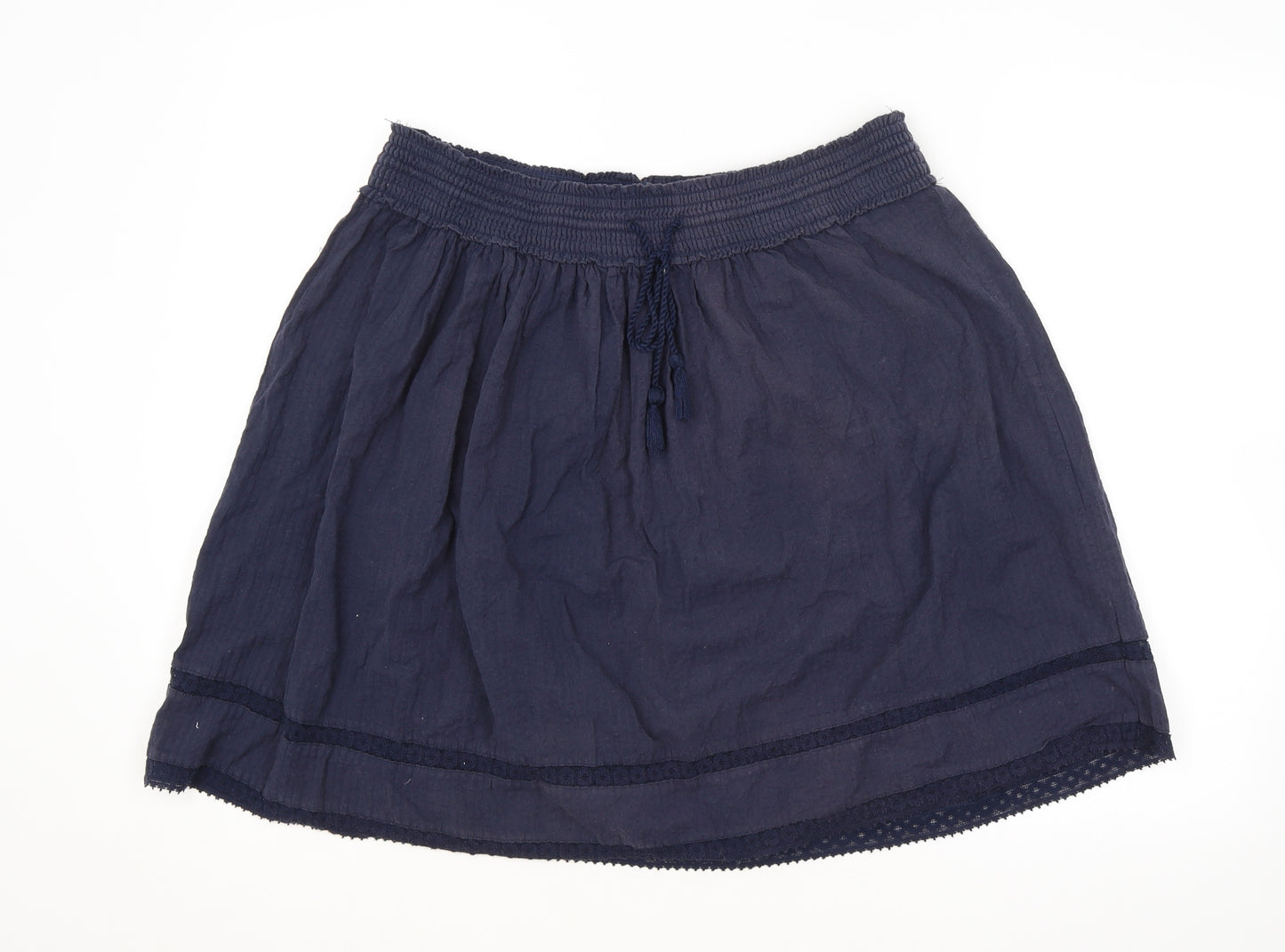 H&M Womens Blue   A-Line Skirt Size L