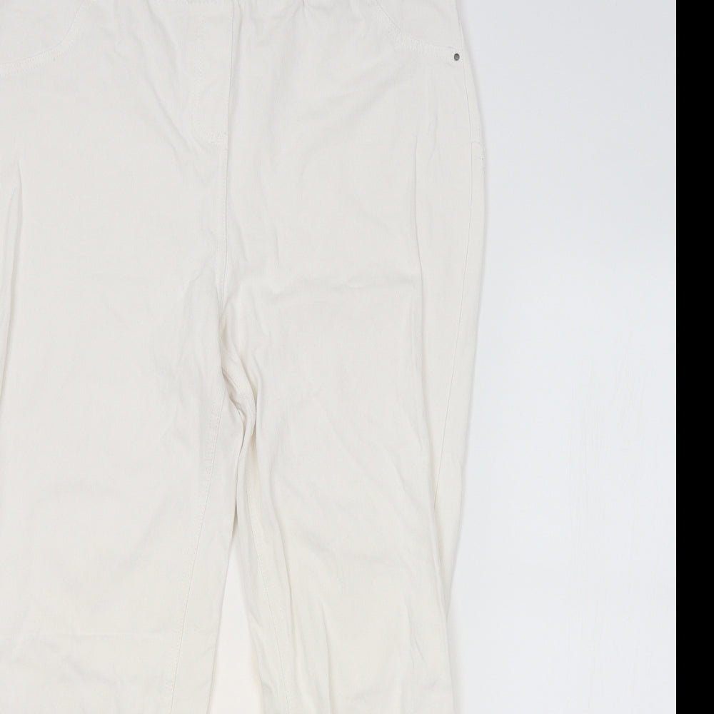 NEXT Womens White   Jegging Leggings Size 16 L25 in