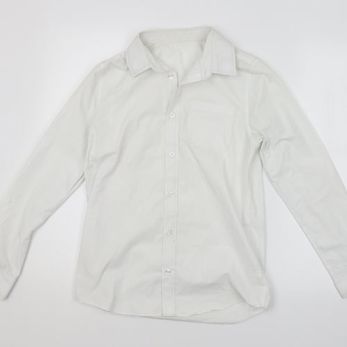 F&F Boys White   Basic Button-Up Size 12-13 Years