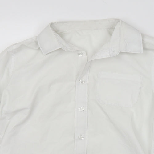 F&F Boys White   Basic Button-Up Size 12-13 Years