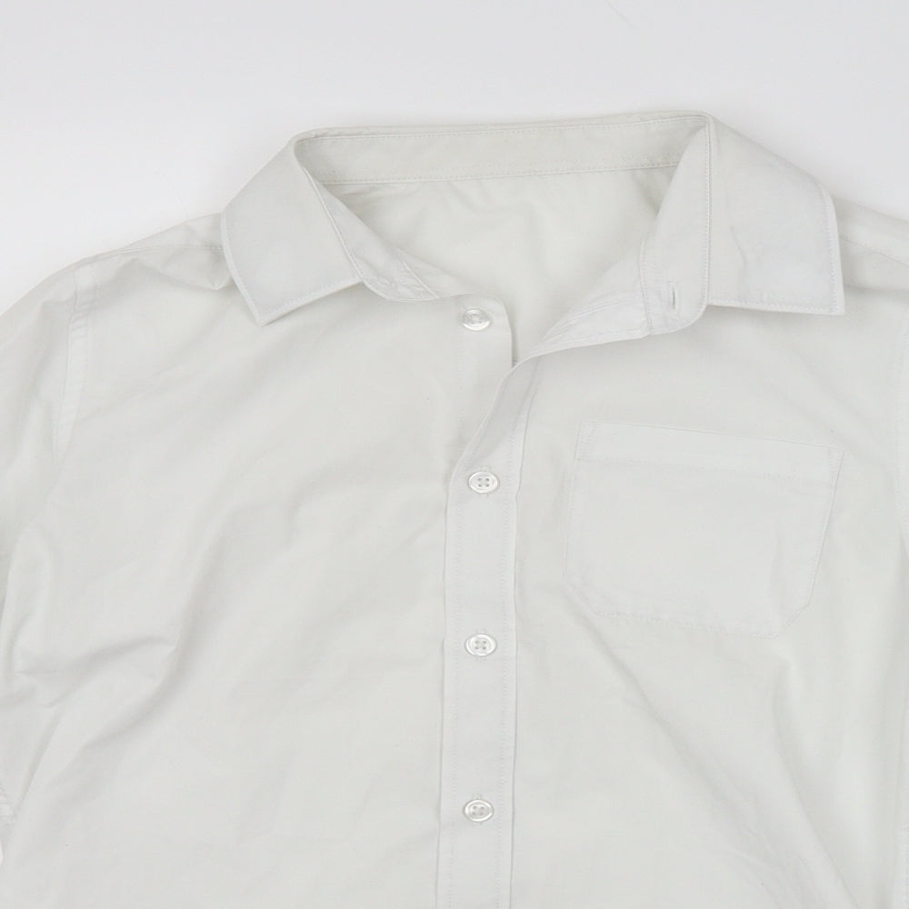 F&F Boys White   Basic Button-Up Size 12-13 Years