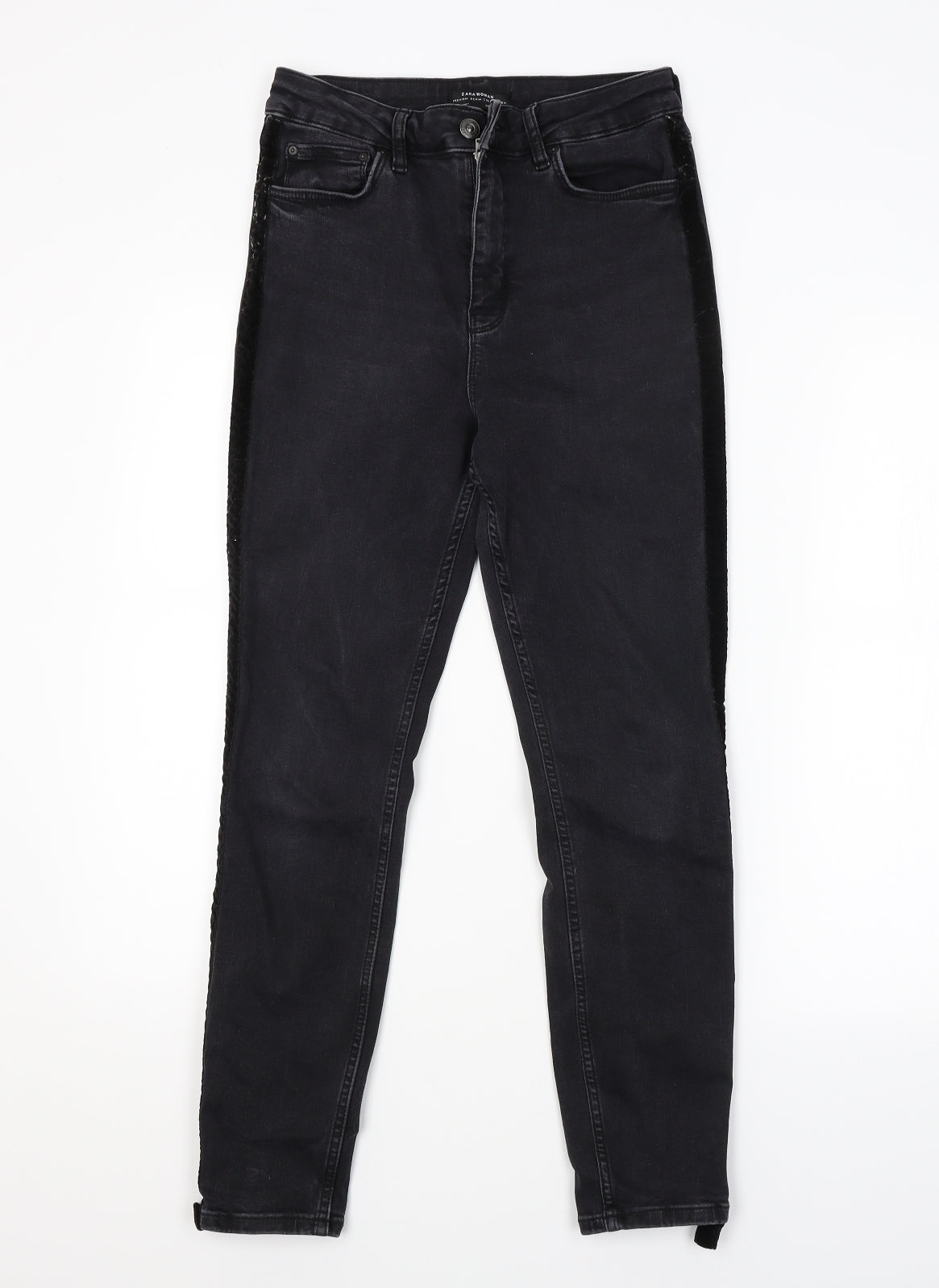 Zara Womens Grey   Skinny Jeans Size 10 L26 in