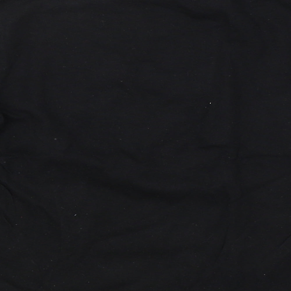 URB65 Boys Black   Basic T-Shirt Size 6-7 Years