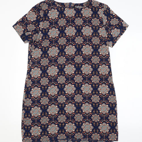 Fashion Union Womens Multicoloured Argyle/Diamond  Basic Blouse Size 12