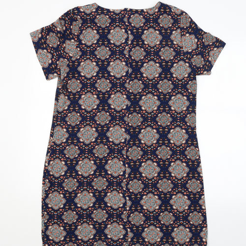 Fashion Union Womens Multicoloured Argyle/Diamond  Basic Blouse Size 12