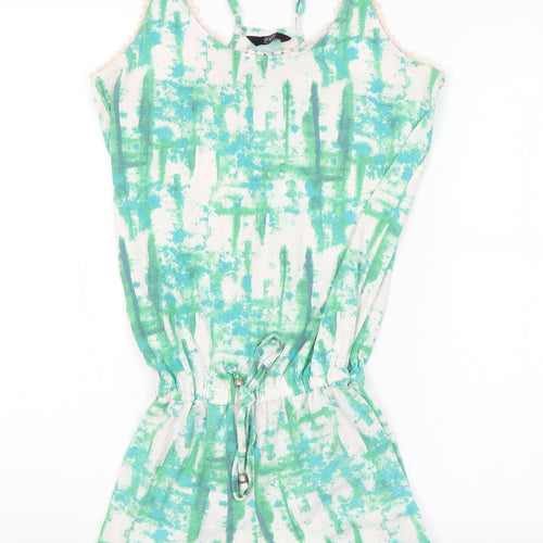 F&F Womens Green   Playsuit One-Piece Size 8