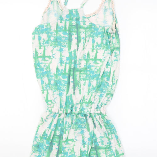 F&F Womens Green   Playsuit One-Piece Size 8