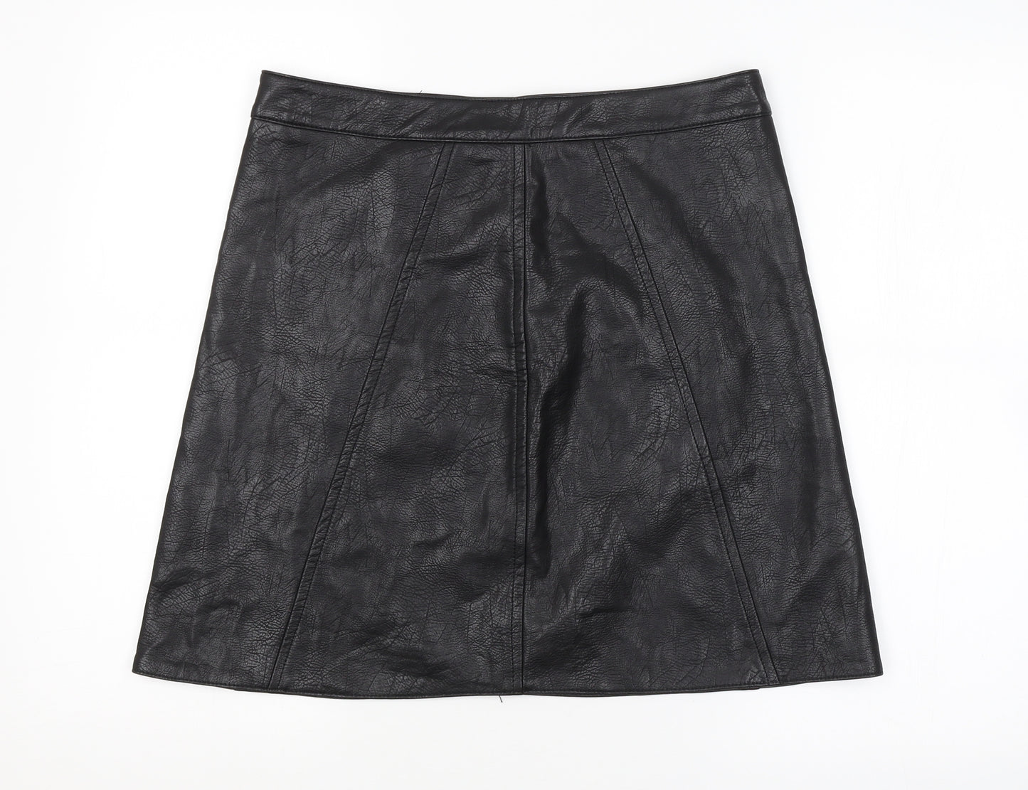 IVIVI Womens Black   Mini Skirt Size L