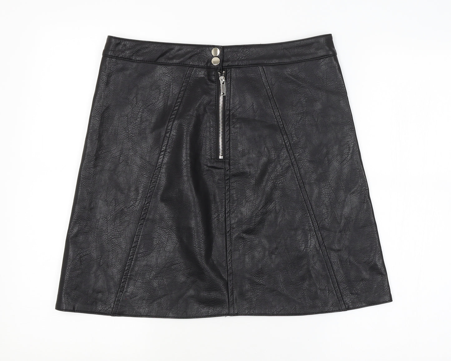 IVIVI Womens Black   Mini Skirt Size L