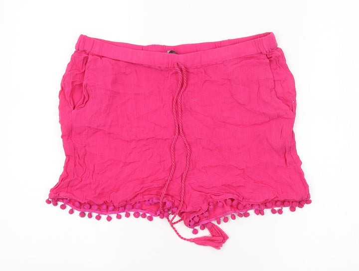 INTUITION Womens Pink Bermuda Shorts Size 12