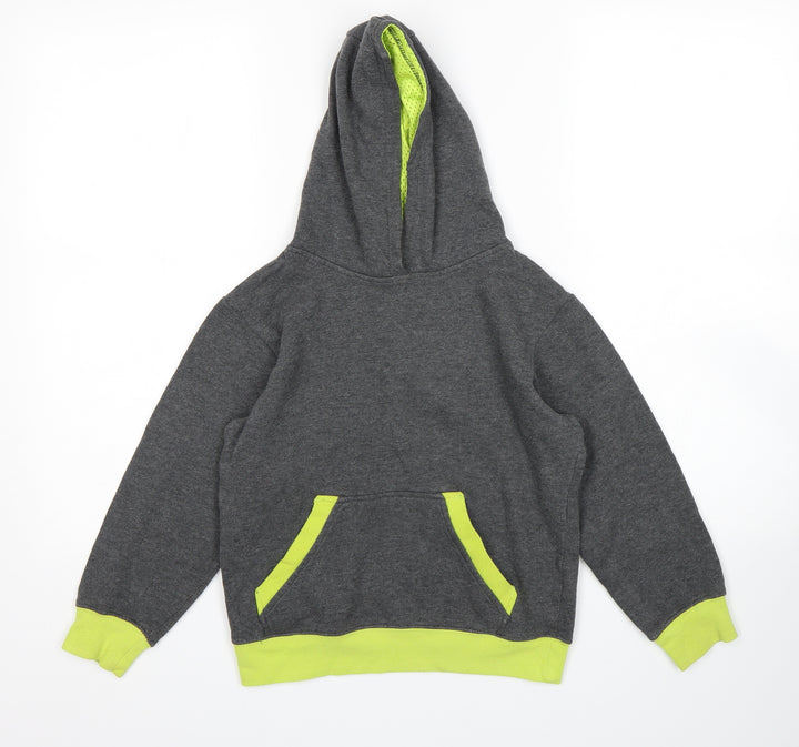 URB 65 Boys Grey Pullover Hoodie Size 7-8 Years