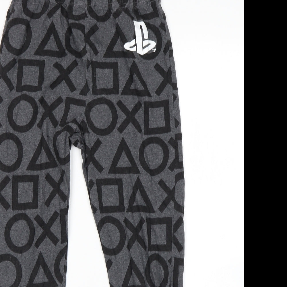 F&F Boys Grey    Pyjama Pants Size 13-14 Years  - Play Station