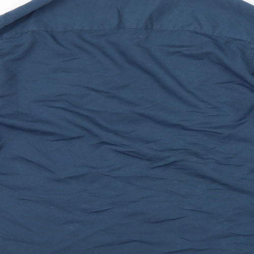 Roberto Carlo Mens Blue    Button-Up Size L