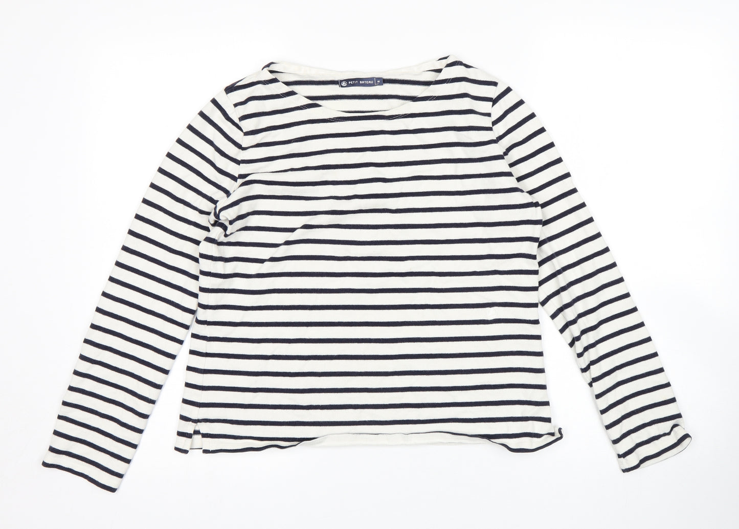Petit Bateau Womens Multicoloured Striped  Pullover Jumper Size S