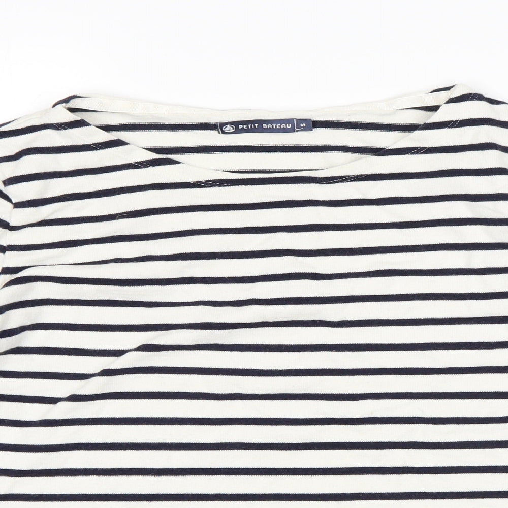 Petit Bateau Womens Multicoloured Striped  Pullover Jumper Size S