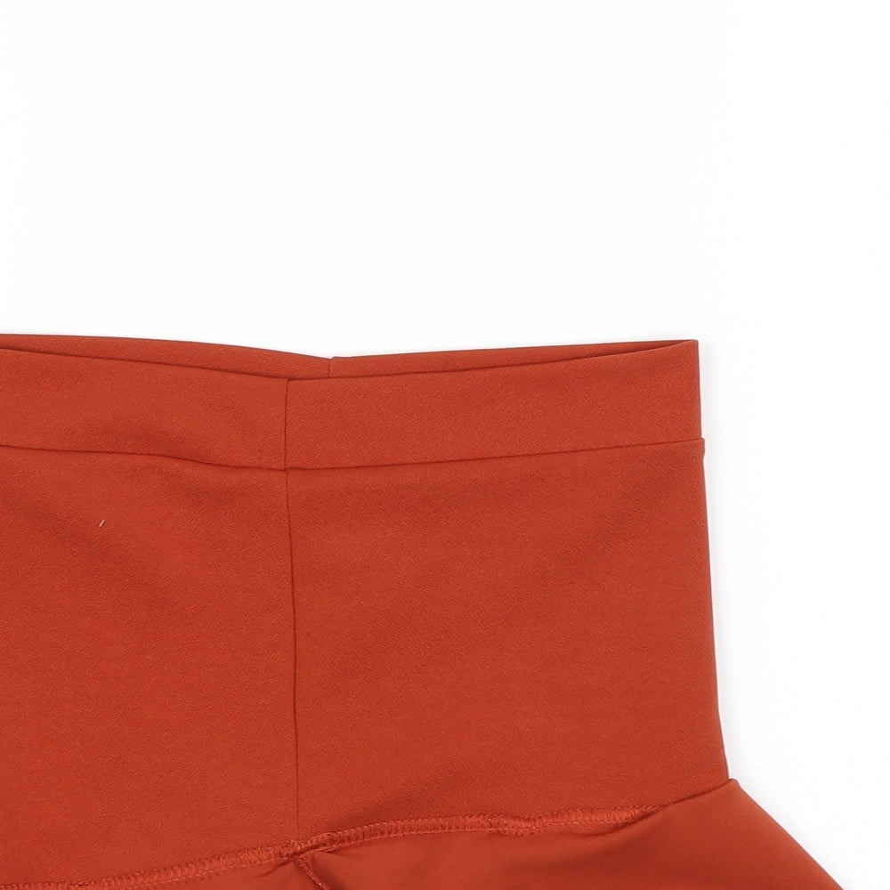 Quiz Womens Orange   Mini Skirt Size 10