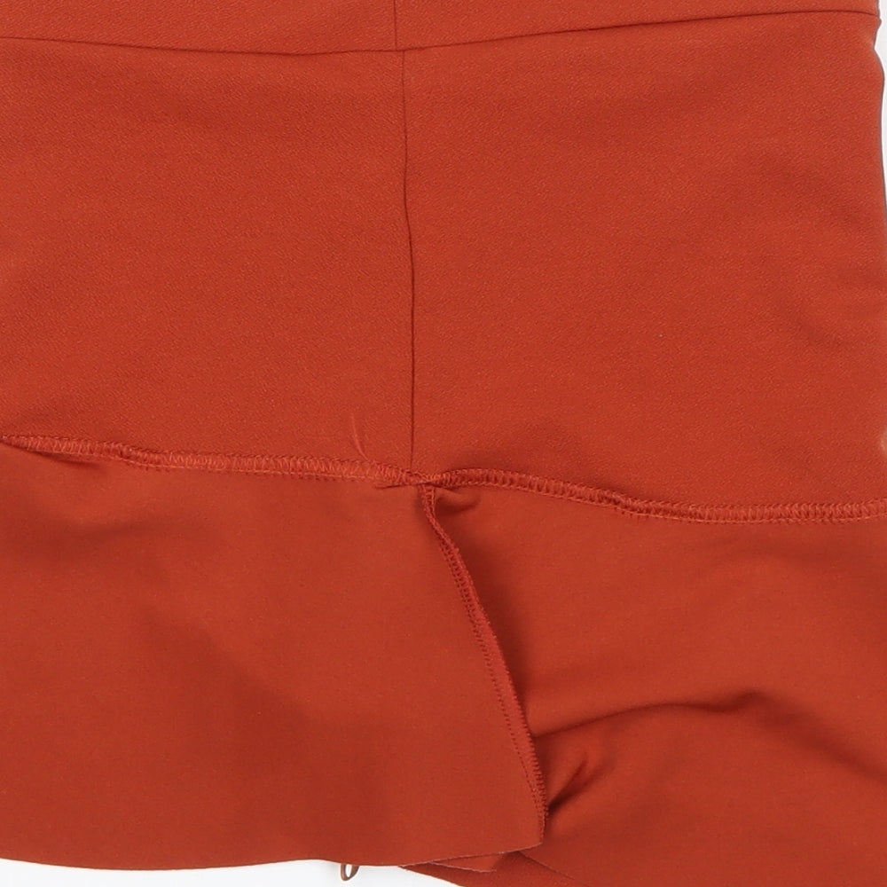 Quiz Womens Orange   Mini Skirt Size 10