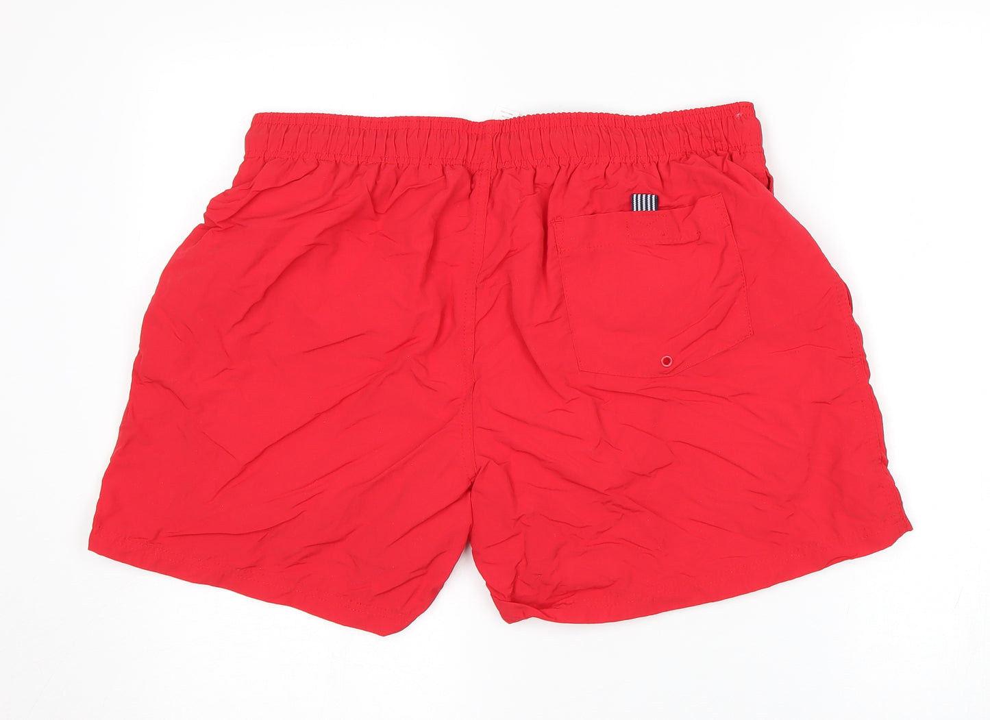 F&F Mens Red   Sweat Shorts Size L - Swim Shorts