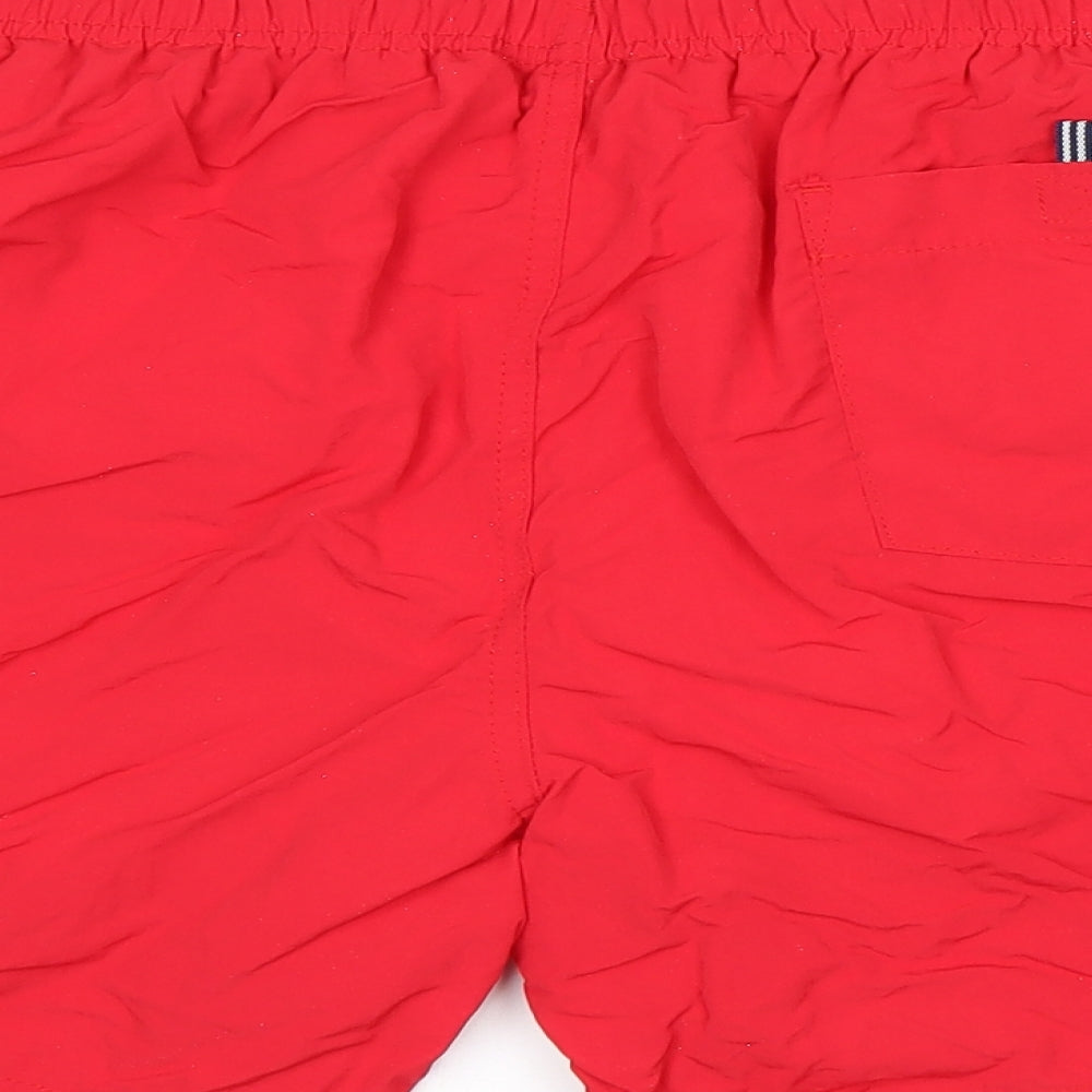 F&F Mens Red   Sweat Shorts Size L - Swim Shorts