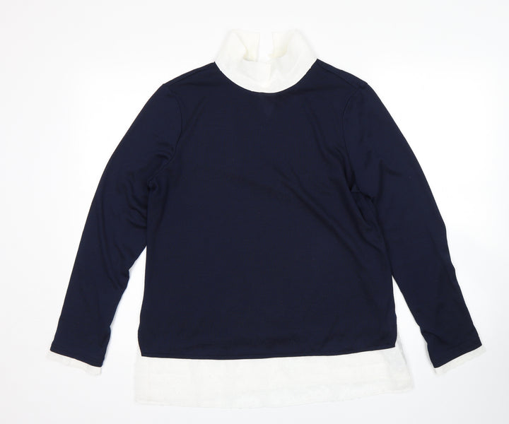Dorothy Perkins Womens Blue Pullover Jumper Size 14