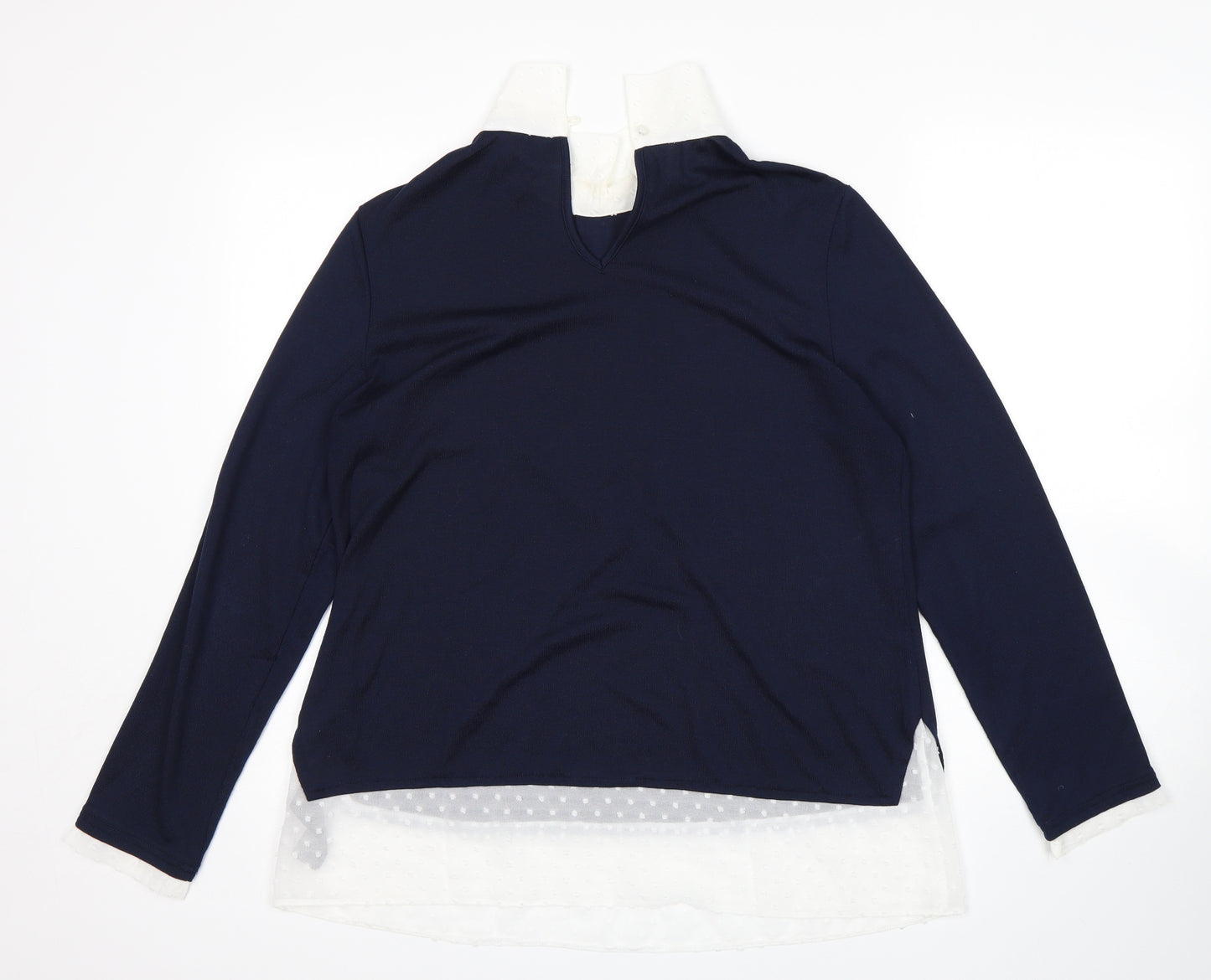 Dorothy Perkins Womens Blue   Pullover Jumper Size 14