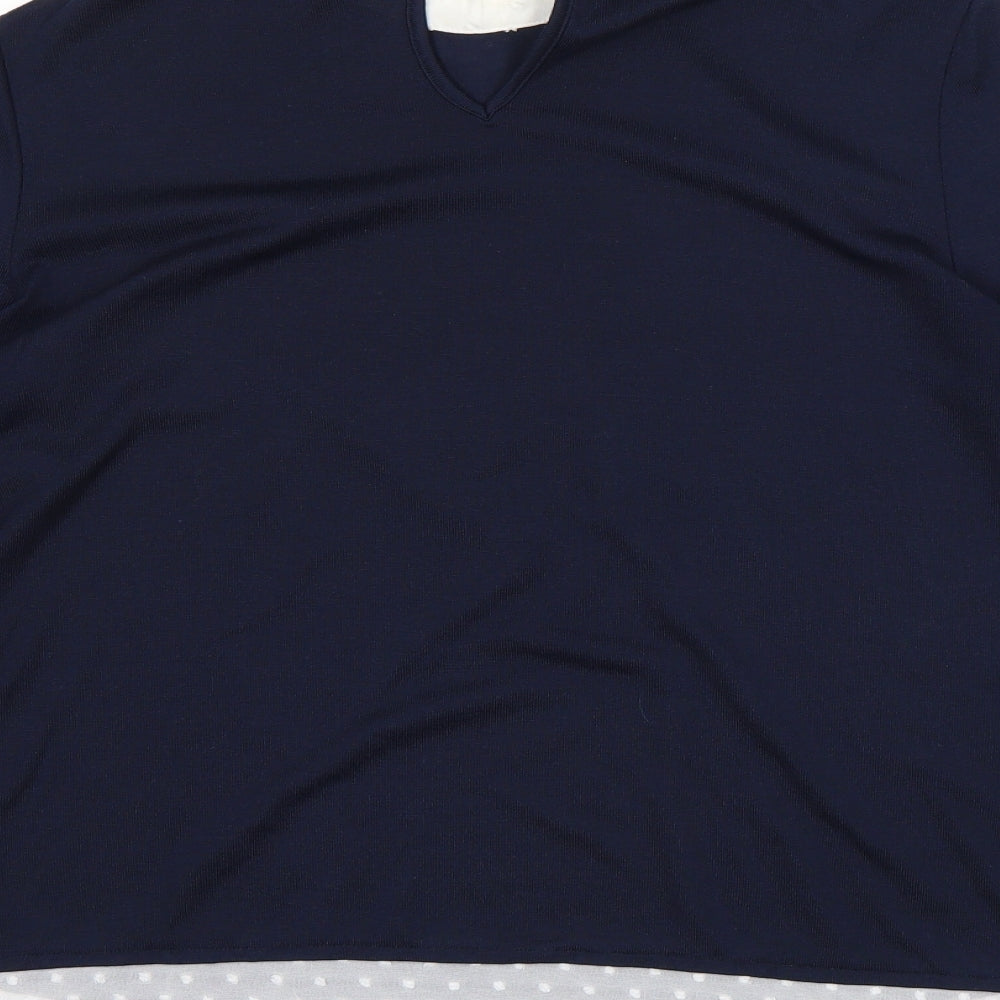 Dorothy Perkins Womens Blue   Pullover Jumper Size 14