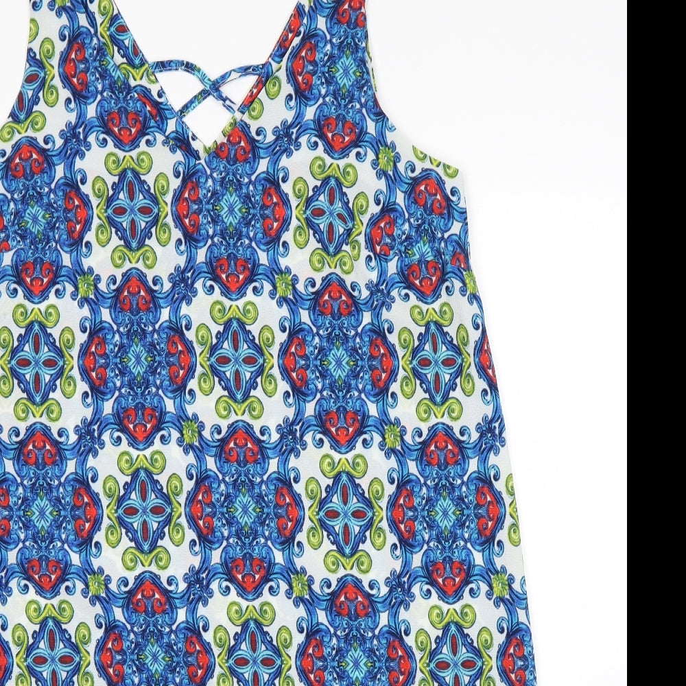Papaya Womens Multicoloured Paisley  A-Line  Size 16