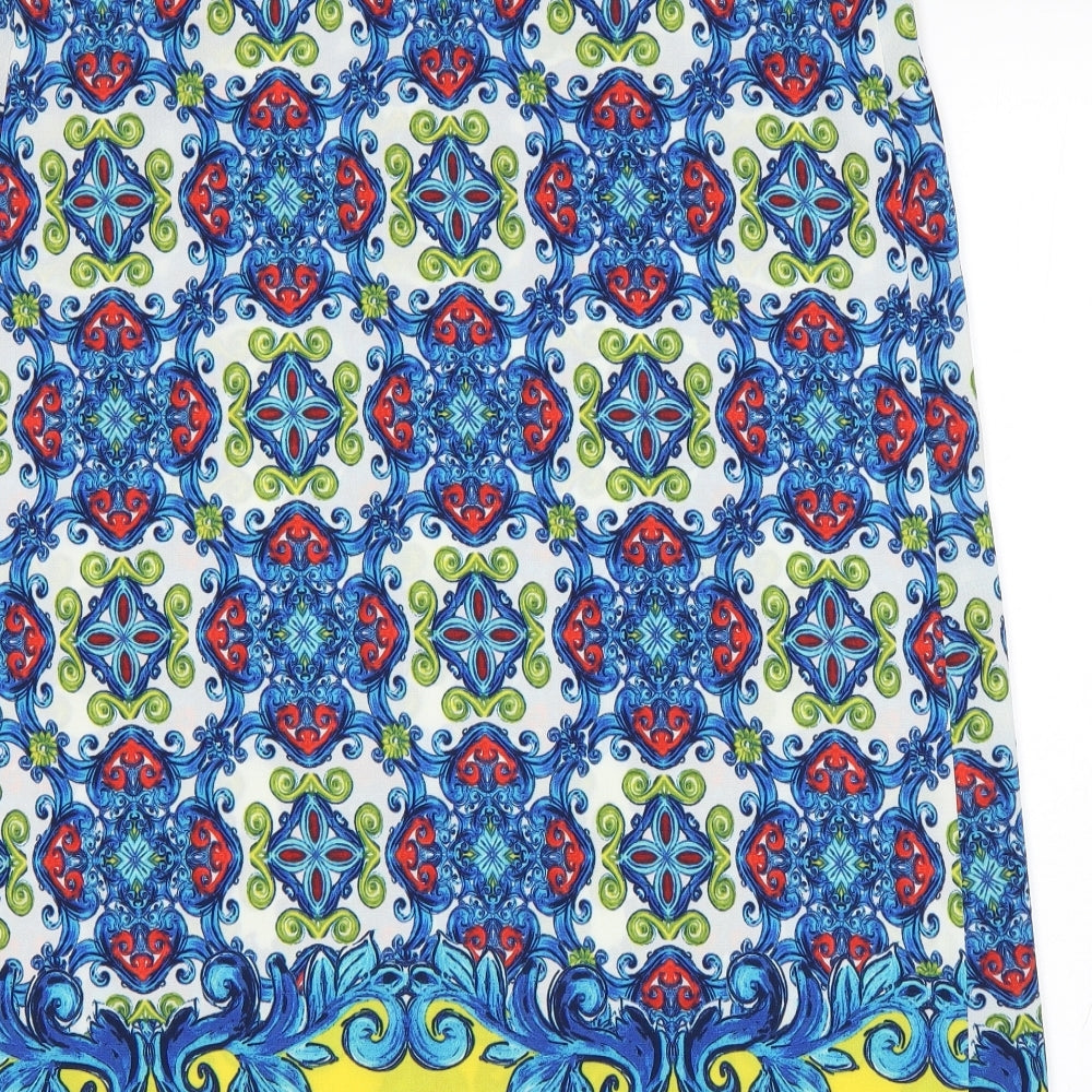 Papaya Womens Multicoloured Paisley  A-Line  Size 16