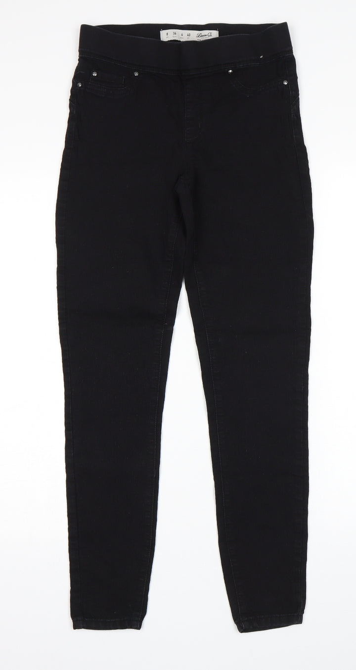 Denim Co Womens Black   Jegging Jeans Size 8 L28 in