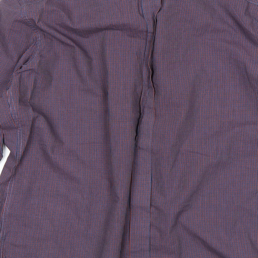 Ben Sherman Mens Multicoloured Check   Button-Up Size M