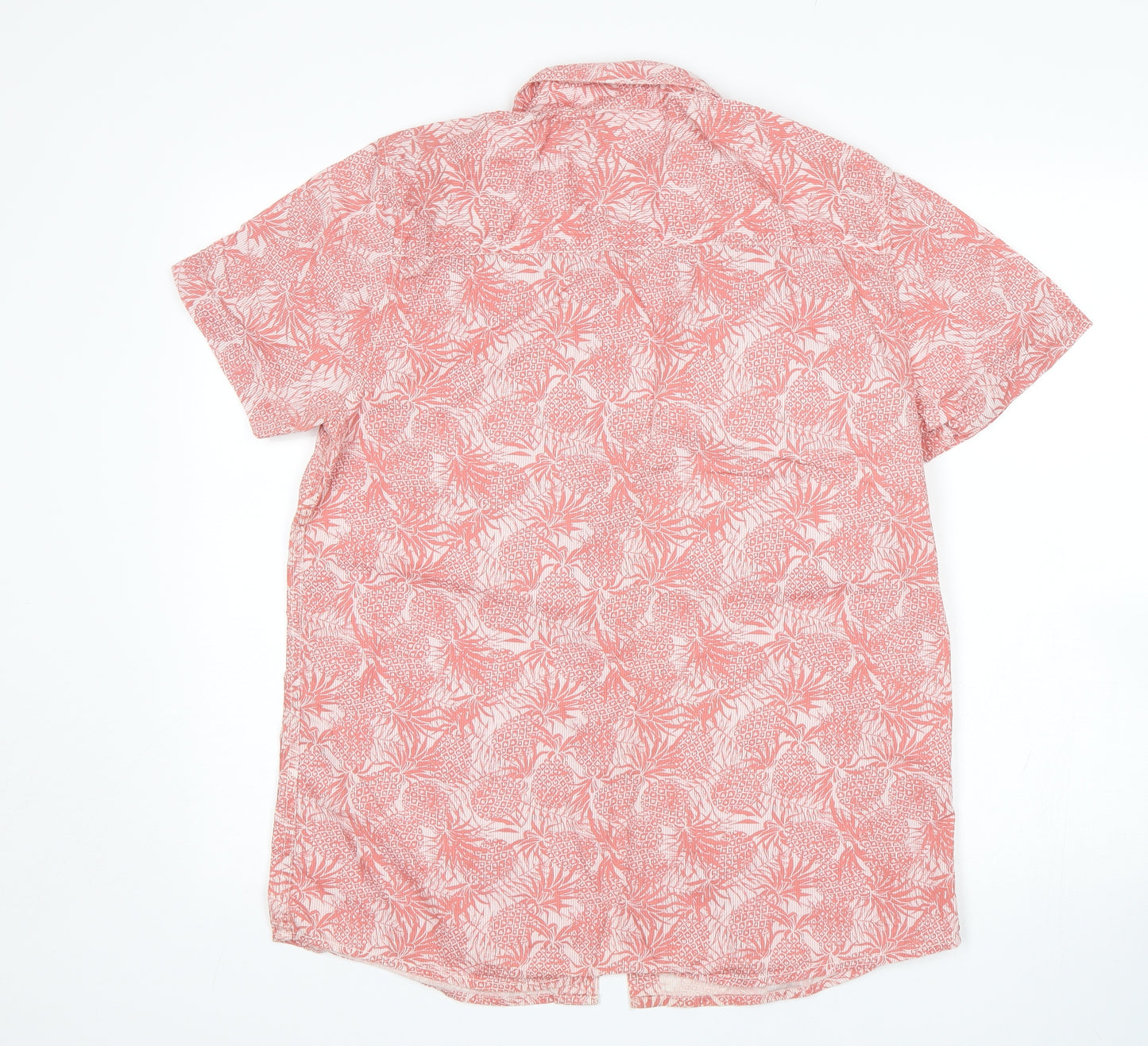 Peacocks Mens Multicoloured Floral   Button-Up Size M