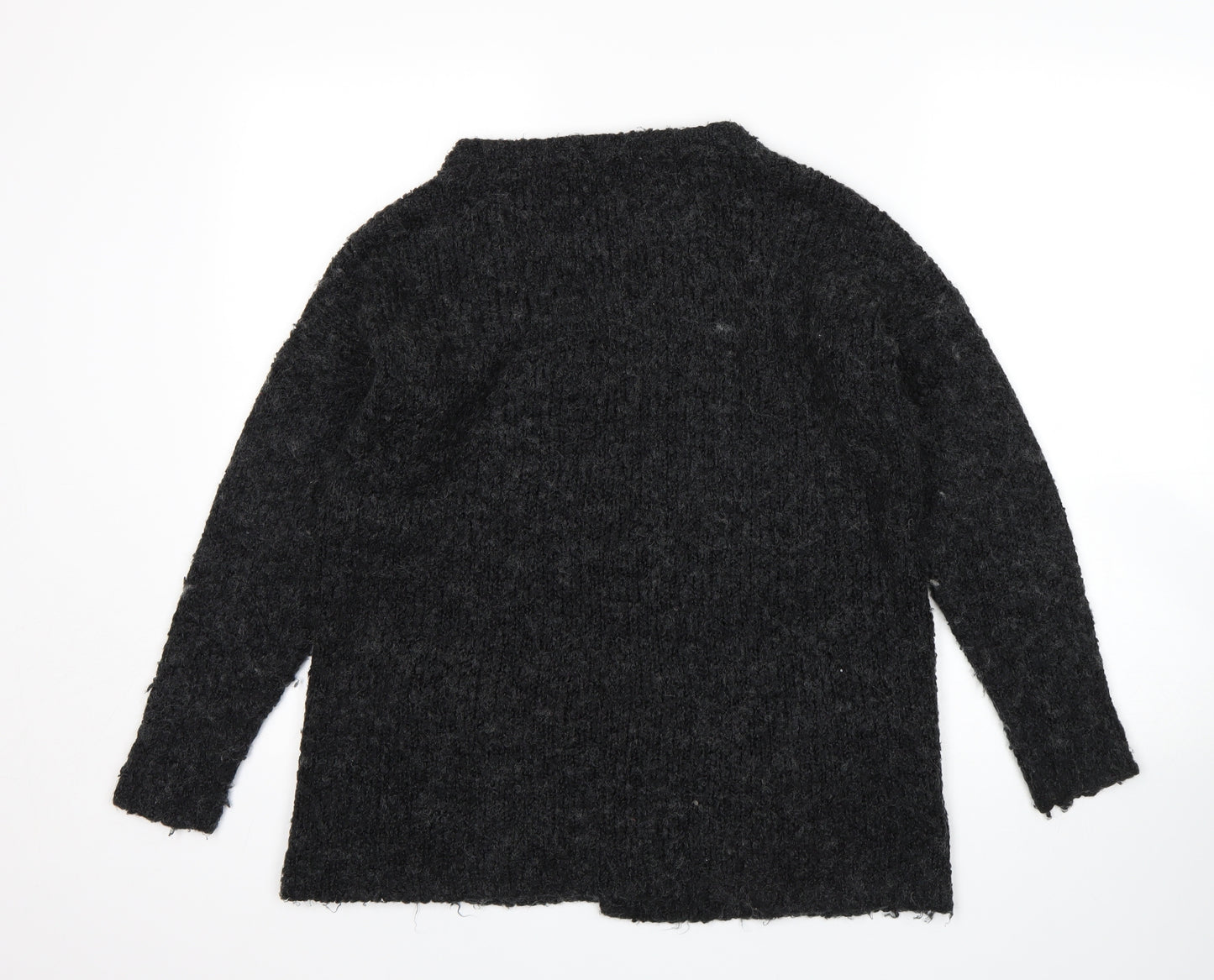 Jacqueline De Yong Womens Grey   Cardigan Jumper Size S
