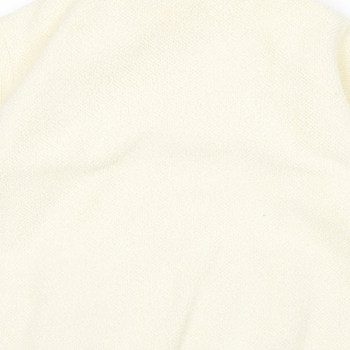 Mia Moda Womens Beige   Full Zip Sweatshirt Size S