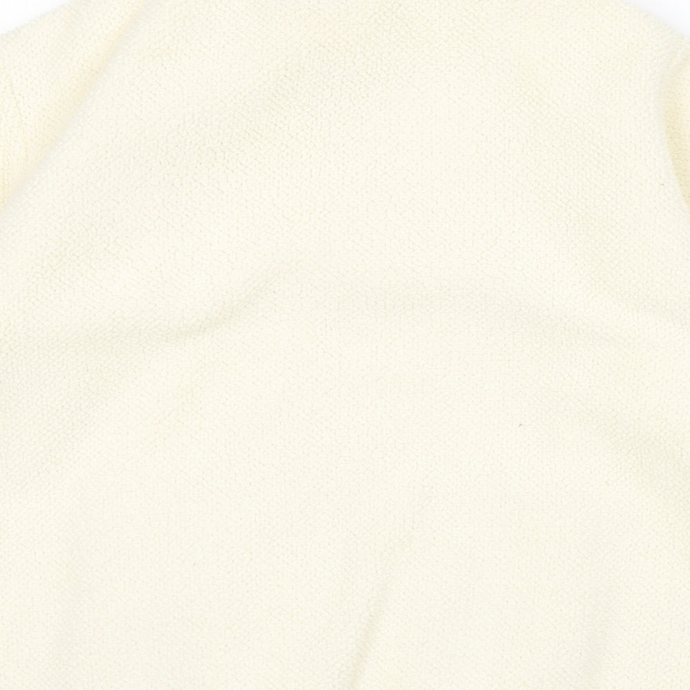 Mia Moda Womens Beige   Full Zip Sweatshirt Size S